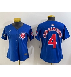 Women Chicago Cubs 4 Pete Crow Armstrong Royal 27Ryne Sandberg Tribute 27 Vapor Limited V2 Stitched Baseball Jersey 28Run Small 29 Women Chicago Cubs 4 Pete Crow Armstrong Royal 27Ryne Sandberg Tribute 27 Vapor Limited V2 Stitched Baseball Jersey 28Run Small 29