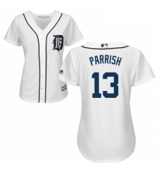 Womens Majestic Detroit Tigers 13 Lance Parrish Replica White Home Cool Base MLB Jersey Womens Majestic Detroit Tigers 13 Lance Parrish Replica White Home Cool Base MLB Jersey