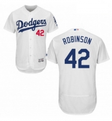 Mens Majestic Los Angeles Dodgers 42 Jackie Robinson White Home Flex Base Authentic Collection MLB Jersey Mens Majestic Los Angeles Dodgers 42 Jackie Robinson White Home Flex Base Authentic Collection MLB Jersey