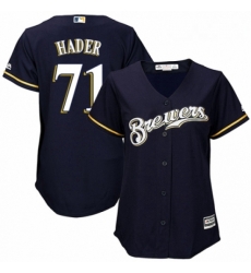Womens Majestic Milwaukee Brewers 71 Josh Hader Authentic White Alternate Cool Base MLB Jersey Womens Majestic Milwaukee Brewers 71 Josh Hader Authentic White Alternate Cool Base MLB Jersey