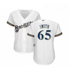 Womens Milwaukee Brewers 65 Burch Smith Replica White Alternate Cool Base Baseball Jersey Womens Milwaukee Brewers 65 Burch Smith Replica White Alternate Cool Base Baseball Jersey