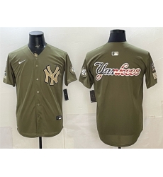 Men New York Yankees Team Big Logo Olive 2026 Armed Forces Day Stitched Baseball Jersey Men New York Yankees Team Big Logo Olive 2026 Armed Forces Day Stitched Baseball Jersey