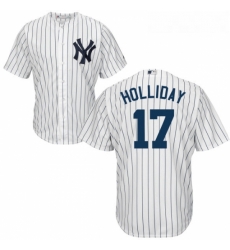 Youth Majestic New York Yankees 17 Matt Holliday Authentic White Home MLB Jersey Youth Majestic New York Yankees 17 Matt Holliday Authentic White Home MLB Jersey