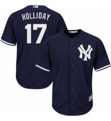 Youth Majestic New York Yankees 17 Matt Holliday Replica Navy Blue Alternate MLB Jersey Youth Majestic New York Yankees 17 Matt Holliday Replica Navy Blue Alternate MLB Jersey