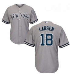Youth Majestic New York Yankees 18 Don Larsen Replica Grey Road MLB Jersey Youth Majestic New York Yankees 18 Don Larsen Replica Grey Road MLB Jersey