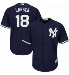 Youth Majestic New York Yankees 18 Don Larsen Replica Navy Blue Alternate MLB Jersey Youth Majestic New York Yankees 18 Don Larsen Replica Navy Blue Alternate MLB Jersey