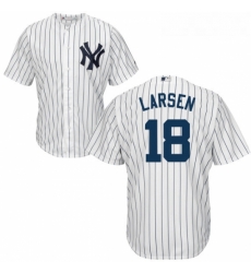 Youth Majestic New York Yankees 18 Don Larsen Replica White Home MLB Jersey Youth Majestic New York Yankees 18 Don Larsen Replica White Home MLB Jersey