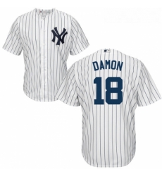 Youth Majestic New York Yankees 18 Johnny Damon Replica White Home MLB Jersey Youth Majestic New York Yankees 18 Johnny Damon Replica White Home MLB Jersey