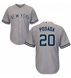 Youth Majestic New York Yankees 20 Jorge Posada Replica Grey Road MLB Jersey Youth Majestic New York Yankees 20 Jorge Posada Replica Grey Road MLB Jersey