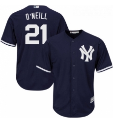 Youth Majestic New York Yankees 21 Paul ONeill Authentic Navy Blue Alternate MLB Jersey Youth Majestic New York Yankees 21 Paul ONeill Authentic Navy Blue Alternate MLB Jersey
