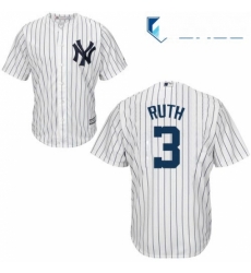 Youth Majestic New York Yankees 3 Babe Ruth Authentic White Home MLB Jersey Youth Majestic New York Yankees 3 Babe Ruth Authentic White Home MLB Jersey