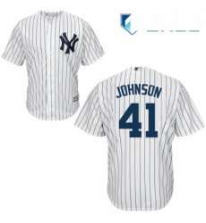 Youth Majestic New York Yankees 41 Randy Johnson Replica White Home MLB Jersey Youth Majestic New York Yankees 41 Randy Johnson Replica White Home MLB Jersey