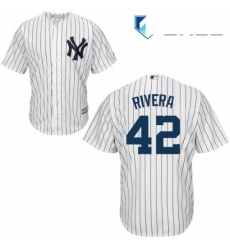 Youth Majestic New York Yankees 42 Mariano Rivera Replica White Home MLB Jersey Youth Majestic New York Yankees 42 Mariano Rivera Replica White Home MLB Jersey