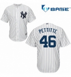 Youth Majestic New York Yankees 46 Andy Pettitte Replica White Home MLB Jersey Youth Majestic New York Yankees 46 Andy Pettitte Replica White Home MLB Jersey