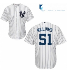 Youth Majestic New York Yankees 51 Bernie Williams Replica White Home MLB Jersey Youth Majestic New York Yankees 51 Bernie Williams Replica White Home MLB Jersey