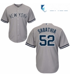 Youth Majestic New York Yankees 52 CC Sabathia Replica Grey Road MLB Jersey Youth Majestic New York Yankees 52 CC Sabathia Replica Grey Road MLB Jersey