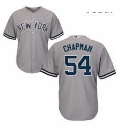 Youth Majestic New York Yankees 54 Aroldis Chapman Authentic Grey Road MLB Jersey Youth Majestic New York Yankees 54 Aroldis Chapman Authentic Grey Road MLB Jersey