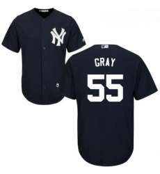 Youth Majestic New York Yankees 55 Sonny Gray Replica Navy Blue Alternate MLB Jersey Youth Majestic New York Yankees 55 Sonny Gray Replica Navy Blue Alternate MLB Jersey