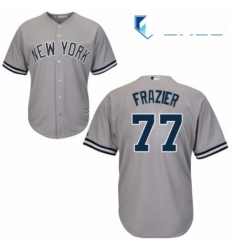Youth Majestic New York Yankees 77 Clint Frazier Authentic Grey Road MLB Jersey Youth Majestic New York Yankees 77 Clint Frazier Authentic Grey Road MLB Jersey