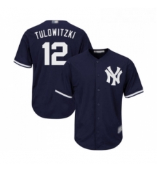 Youth New York Yankees 12 Troy Tulowitzki Authentic Navy Blue Alternate Baseball Jersey Youth New York Yankees 12 Troy Tulowitzki Authentic Navy Blue Alternate Baseball Jersey