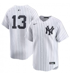 Youth New York Yankees 13 Jazz Chisholm Jr White 2024 Home Limited Stitched Baseball Jersey Youth New York Yankees 13 Jazz Chisholm Jr White 2024 Home Limited Stitched Baseball Jersey