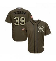 Youth New York Yankees 39 Drew Hutchison Authentic Green Salute to Service Baseball Jersey Youth New York Yankees 39 Drew Hutchison Authentic Green Salute to Service Baseball Jersey