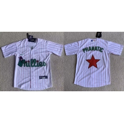 Men Philadelphia Phillies  White Stitched Jersey