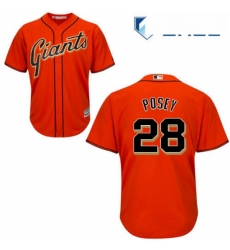 Youth Majestic San Francisco Giants 28 Buster Posey Authentic Orange Alternate Cool Base MLB Jersey Youth Majestic San Francisco Giants 28 Buster Posey Authentic Orange Alternate Cool Base MLB Jersey