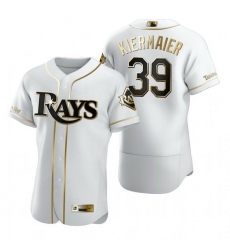 Tampa Bay Rays 39 Kevin Kiermaier White Nike Mens Authentic Golden Edition MLB Jersey Tampa Bay Rays 39 Kevin Kiermaier White Nike Mens Authentic Golden Edition MLB Jersey