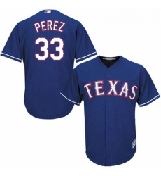 Youth Majestic Texas Rangers 33 Martin Perez Replica Royal Blue Alternate 2 Cool Base MLB Jersey Youth Majestic Texas Rangers 33 Martin Perez Replica Royal Blue Alternate 2 Cool Base MLB Jersey