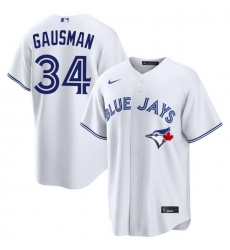 Men Toronto Blue Jays Kevin Gausman 34 White Home Limited Stitched Baseball Jersey Men Toronto Blue Jays Kevin Gausman 34 White Home Limited Stitched Baseball Jersey