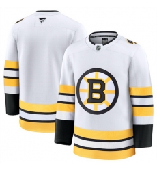 Men Boston Bruins Blank White 2025 Away Stitched Hockey Jersey Men Boston Bruins Blank White 2025 Away Stitched Hockey Jersey