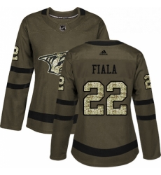 Womens Adidas Nashville Predators 22 Kevin Fiala Authentic Green Salute to Service NHL Jersey Womens Adidas Nashville Predators 22 Kevin Fiala Authentic Green Salute to Service NHL Jersey