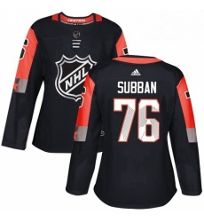 Womens Adidas Nashville Predators 76 PK Subban Authentic Black 2018 All Star Central Division NHL Jersey Womens Adidas Nashville Predators 76 PK Subban Authentic Black 2018 All Star Central Division NHL Jersey