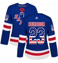 Womens Adidas New York Rangers 23 Jeff Beukeboom Authentic Royal Blue USA Flag Fashion NHL Jersey Womens Adidas New York Rangers 23 Jeff Beukeboom Authentic Royal Blue USA Flag Fashion NHL Jersey