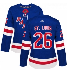 Womens Adidas New York Rangers 26 Martin St Louis Authentic Royal Blue Home NHL Jersey Womens Adidas New York Rangers 26 Martin St Louis Authentic Royal Blue Home NHL Jersey