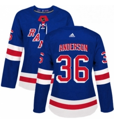 Womens Adidas New York Rangers 36 Glenn Anderson Authentic Royal Blue Home NHL Jersey Womens Adidas New York Rangers 36 Glenn Anderson Authentic Royal Blue Home NHL Jersey