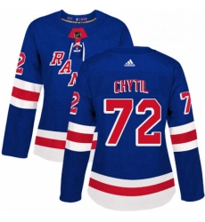 Womens Adidas New York Rangers 72 Filip Chytil Premier Royal Blue Home NHL Jersey Womens Adidas New York Rangers 72 Filip Chytil Premier Royal Blue Home NHL Jersey