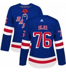 Womens Adidas New York Rangers 76 Brady Skjei Authentic Royal Blue Home NHL Jersey Womens Adidas New York Rangers 76 Brady Skjei Authentic Royal Blue Home NHL Jersey