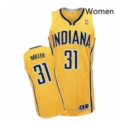 Womens Adidas Indiana Pacers 31 Reggie Miller Authentic Gold Alternate NBA Jersey Womens Adidas Indiana Pacers 31 Reggie Miller Authentic Gold Alternate NBA Jersey