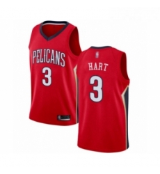Youth New Orleans Pelicans 3 Josh Hart Swingman Red Basketball Jersey Statement Edition Youth New Orleans Pelicans 3 Josh Hart Swingman Red Basketball Jersey Statement Edition