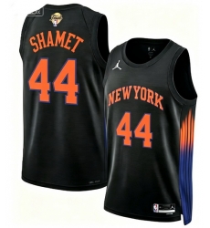 Men New Yok Knicks 44 Landry Shamet Black 2026 Final Patch 2025 26 Statement Edition Stitched Basketball Jersey Men New Yok Knicks 44 Landry Shamet Black 2026 Final Patch 2025 26 Statement Edition Stitched Basketball Jersey