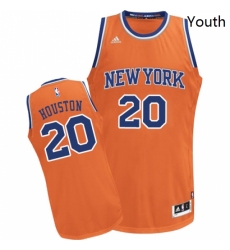 Youth Adidas New York Knicks 20 Allan Houston Swingman Orange Alternate NBA Jersey Youth Adidas New York Knicks 20 Allan Houston Swingman Orange Alternate NBA Jersey