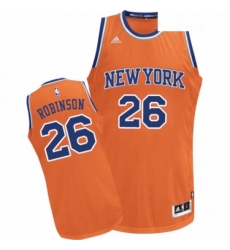Youth Adidas New York Knicks 26 Mitchell Robinson Swingman Orange Alternate NBA Jersey Youth Adidas New York Knicks 26 Mitchell Robinson Swingman Orange Alternate NBA Jersey