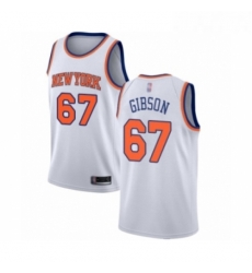 Youth New York Knicks 67 Taj Gibson Swingman White Basketball Jersey Association Edition Youth New York Knicks 67 Taj Gibson Swingman White Basketball Jersey Association Edition