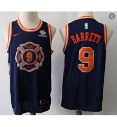 Youth New York Knicks 9 R.J. Barrett Navy City Edition Jersey Youth New York Knicks 9 R.J. Barrett Navy City Edition Jersey
