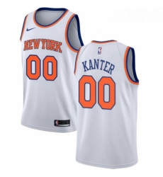 Youth Nike New York Knicks 00 Enes Kanter Authentic White NBA Jersey Association Edition Youth Nike New York Knicks 00 Enes Kanter Authentic White NBA Jersey Association Edition