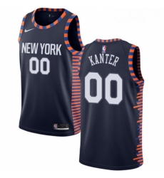 Youth Nike New York Knicks 00 Enes Kanter Swingman Navy Blue NBA Jersey 2018 19 City Edition Youth Nike New York Knicks 00 Enes Kanter Swingman Navy Blue NBA Jersey 2018 19 City Edition