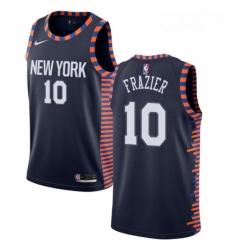 Youth Nike New York Knicks 10 Walt Frazier Swingman Navy Blue NBA Jersey 2018 19 City Edition Youth Nike New York Knicks 10 Walt Frazier Swingman Navy Blue NBA Jersey 2018 19 City Edition