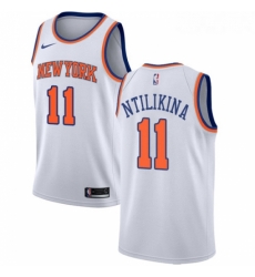 Youth Nike New York Knicks 11 Frank Ntilikina Swingman White NBA Jersey Association Edition Youth Nike New York Knicks 11 Frank Ntilikina Swingman White NBA Jersey Association Edition